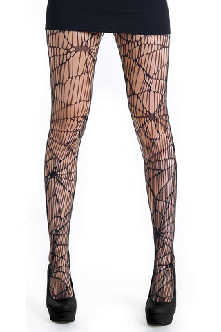 Spoken Spells Spider Web Fishnet Tights